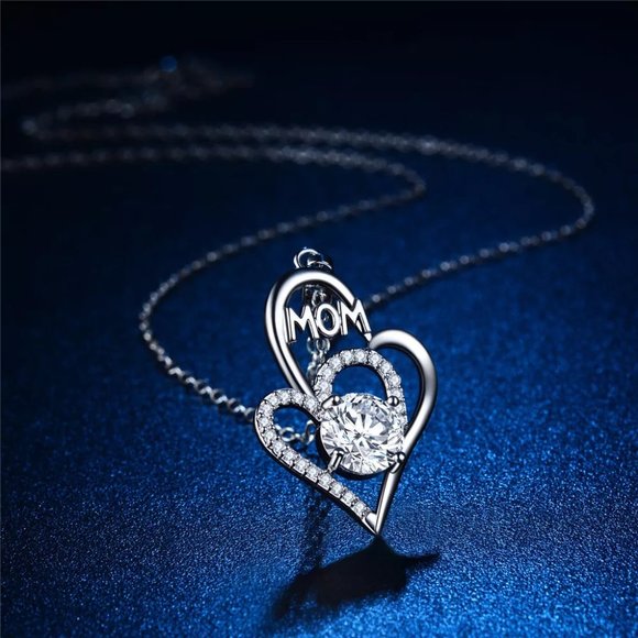 🌟HP🌟Beautiful “Mom” 925 Necklace - Picture 6 of 12